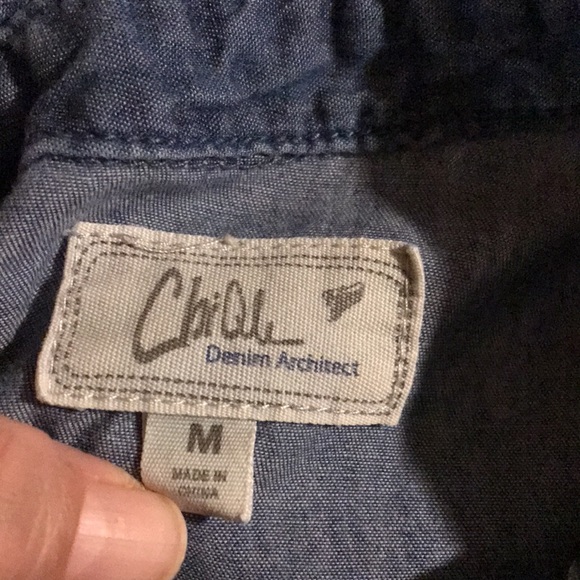 CHIQLE DENIM ARCHITECT LONG SLEEVE TEE SHIRT - Picture 14 of 16